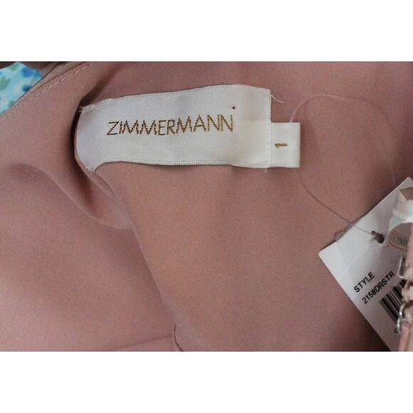 Zimmermann Nude Champagne Drape Strapless Silk Dress Size 1/US 6 - Picture 5 of 5